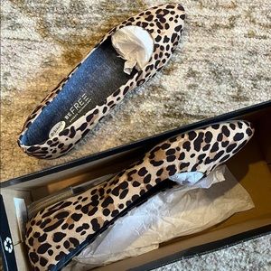 Dr Scholl’s leopard flats
